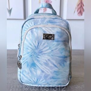 BETSEY JOHNSON Bag Blue and White Tie Dye Backpack - LBJAXX
